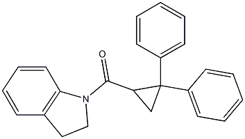  1-[(2,2-diphenylcyclopropyl)carbonyl]indoline