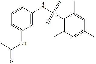 N-{3-[(mesitylsulfonyl)amino]phenyl}acetamide Structure