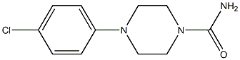 4-(4-chlorophenyl)-1-piperazinecarboxamide,,结构式