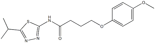 N-(5-isopropyl-1,3,4-thiadiazol-2-yl)-4-(4-methoxyphenoxy)butanamide