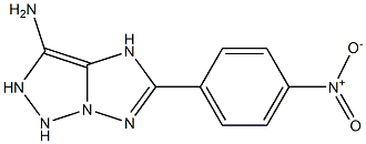 3-amino-5-{4-nitrophenyl}-2,4-dihydro-1H-[1,2,4]triazolo[1,5-c][1,2,3]triazole Structure