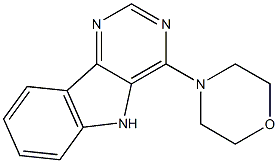  4-(4-morpholinyl)-5H-pyrimido[5,4-b]indole