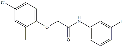 2-(4-chloro-2-methylphenoxy)-N-(3-fluorophenyl)acetamide|
