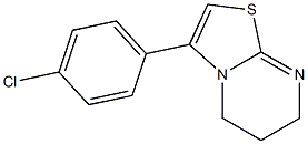 3-(4-chlorophenyl)-6,7-dihydro-5H-[1,3]thiazolo[3,2-a]pyrimidine,,结构式