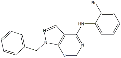 1-benzyl-N-(2-bromophenyl)-1H-pyrazolo[3,4-d]pyrimidin-4-amine