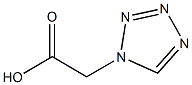 1H-tetraazol-1-ylacetic acid Struktur