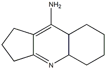 2,3,4a,5,6,7,8,8a-octahydro-1H-cyclopenta[b]quinolin-9-ylamine,,结构式