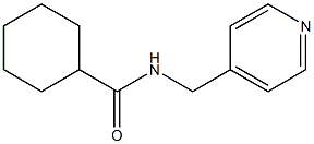 N-(4-pyridinylmethyl)cyclohexanecarboxamide Structure