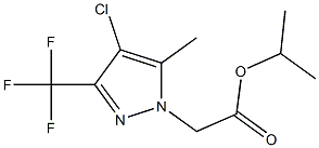 isopropyl [4-chloro-5-methyl-3-(trifluoromethyl)-1H-pyrazol-1-yl]acetate