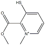 2-(methoxycarbonyl)-1-methyl-3-sulfanylpyridinium Structure