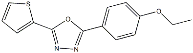 ethyl 4-[5-(2-thienyl)-1,3,4-oxadiazol-2-yl]phenyl ether