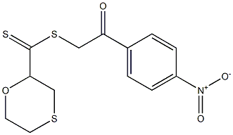 2-{4-nitrophenyl}-2-oxoethyl 4-thiomorpholinecarbodithioate Structure