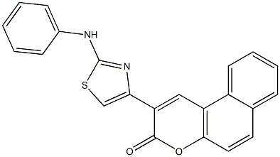 2-(2-anilino-1,3-thiazol-4-yl)-3H-benzo[f]chromen-3-one