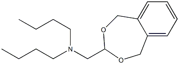 N-butyl-N-(1,5-dihydro-2,4-benzodioxepin-3-ylmethyl)-1-butanamine 结构式