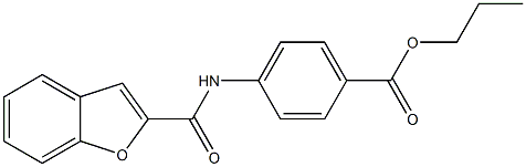 propyl 4-[(1-benzofuran-2-ylcarbonyl)amino]benzoate