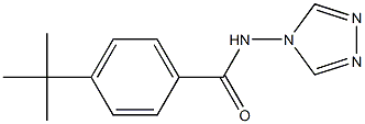 4-(1,1-dimethylethyl)-N-(4H-1,2,4-triazol-4-yl)benzamide Structure