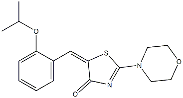 5-(2-isopropoxybenzylidene)-2-(4-morpholinyl)-1,3-thiazol-4(5H)-one