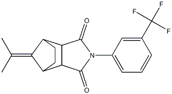 10-(1-methylethylidene)-4-[3-(trifluoromethyl)phenyl]-4-azatricyclo[5.2.1.0~2,6~]decane-3,5-dione