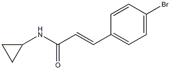 3-(4-bromophenyl)-N-cyclopropylacrylamide