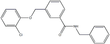  N-benzyl-3-[(2-chlorophenoxy)methyl]benzamide