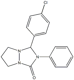 3-(4-chlorophenyl)-2-phenyltetrahydro-1H,5H-pyrazolo[1,2-a][1,2,4]triazol-1-one|