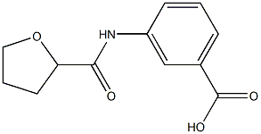 3-[(tetrahydro-2-furanylcarbonyl)amino]benzoic acid Structure