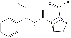 3-{[(1-phenylpropyl)amino]carbonyl}bicyclo[2.2.1]heptane-2-carboxylic acid