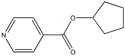 cyclopentyl isonicotinate Structure