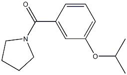 isopropyl 3-(1-pyrrolidinylcarbonyl)phenyl ether Struktur