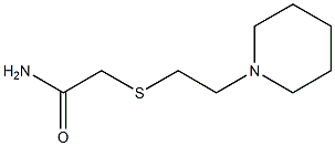 2-{[2-(1-piperidinyl)ethyl]sulfanyl}acetamide