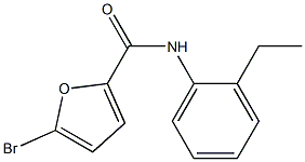 5-bromo-N-(2-ethylphenyl)-2-furamide Structure