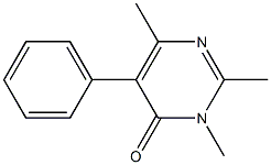 2,3,6-trimethyl-5-phenyl-4(3H)-pyrimidinone Structure