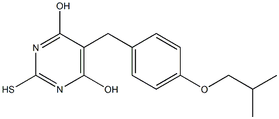 5-(4-isobutoxybenzyl)-2-sulfanylpyrimidine-4,6-diol|