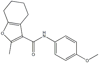 N-(4-methoxyphenyl)-2-methyl-4,5,6,7-tetrahydro-1-benzofuran-3-carboxamide