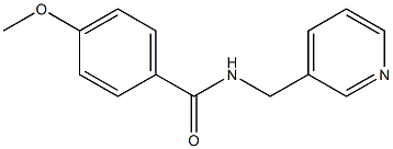 4-methoxy-N-(3-pyridinylmethyl)benzamide Struktur