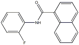 N-(2-fluorophenyl)-1-naphthamide Struktur