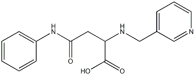 4-anilino-4-oxo-2-[(3-pyridinylmethyl)amino]butanoic acid|