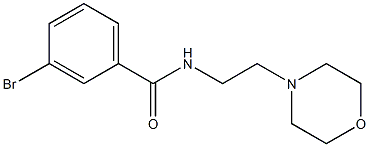  3-bromo-N-[2-(4-morpholinyl)ethyl]benzamide
