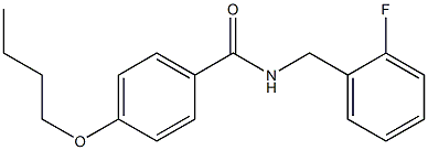  4-butoxy-N-(2-fluorobenzyl)benzamide