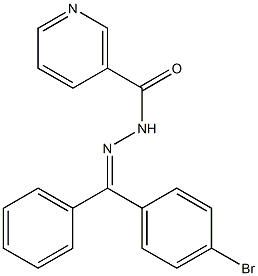  N'-[(4-bromophenyl)(phenyl)methylene]nicotinohydrazide