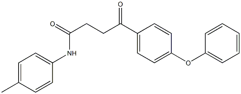  N-(4-methylphenyl)-4-oxo-4-(4-phenoxyphenyl)butanamide