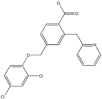 2-pyridinylmethyl 4-[(2,4-dichlorophenoxy)methyl]benzoate Structure