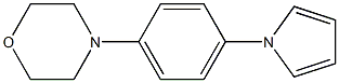 4-[4-(1H-pyrrol-1-yl)phenyl]morpholine,,结构式