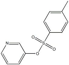 pyridin-3-yl 4-methylbenzenesulfonate 结构式