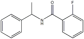 2-fluoro-N-(1-phenylethyl)benzamide Structure