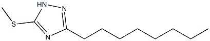  methyl 3-octyl-1H-1,2,4-triazol-5-yl sulfide