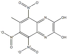 5,6,8-trisnitro-7-methyl-2,3-quinoxalinediol