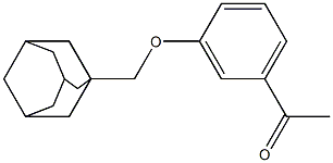 1-[3-(1-adamantylmethoxy)phenyl]ethanone