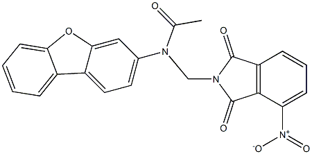 N-dibenzo[b,d]furan-3-yl-N-({4-nitro-1,3-dioxo-1,3-dihydro-2H-isoindol-2-yl}methyl)acetamide|