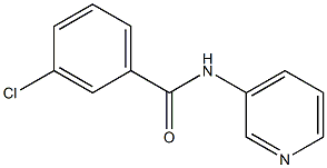 3-chloro-N-(3-pyridinyl)benzamide,,结构式